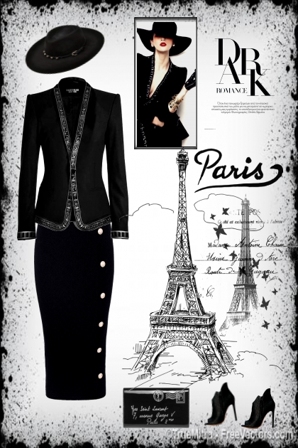 AUTUMN  IN PARIS- Modna kombinacija
