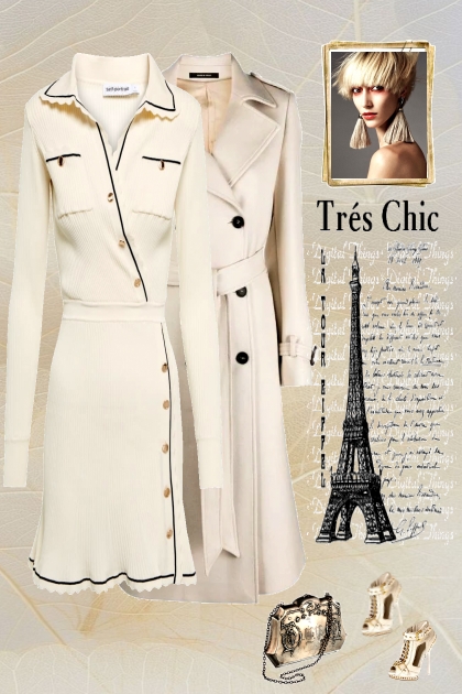 TRES CHIC  IN PARIS- Modna kombinacija