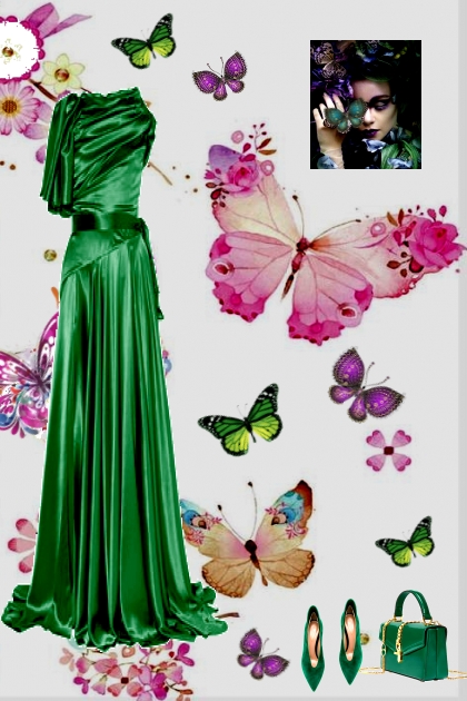BUTTERFLY IN SPRING- Fashion set