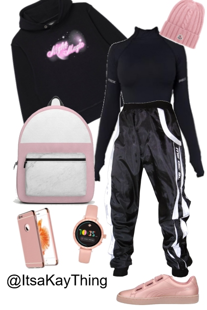 Black & Pink- Fashion set