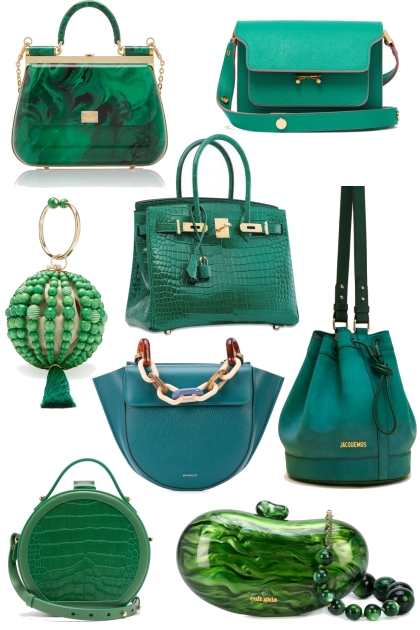 Green Bags- Fashion set