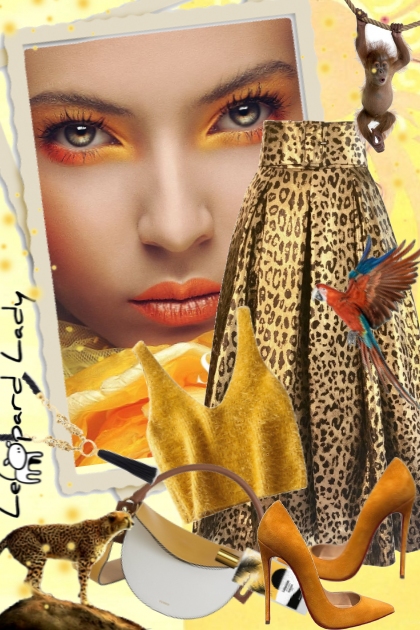 leopard lady- Fashion set