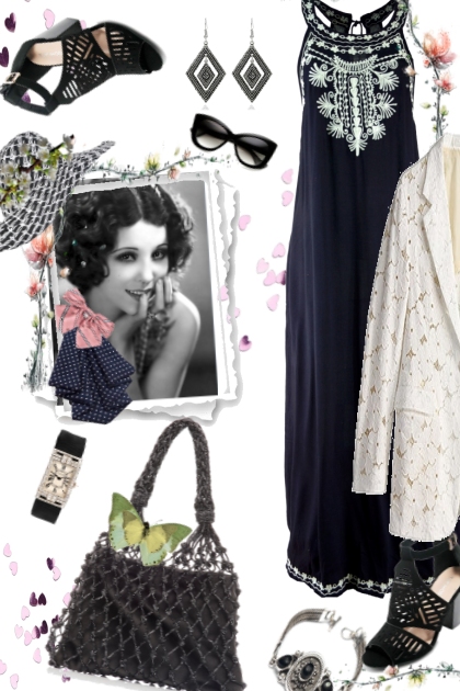 Vintage Touch Summer Outfit - combinação de moda