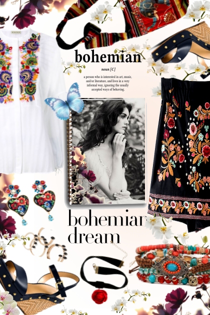 Bohemian Dream - combinação de moda