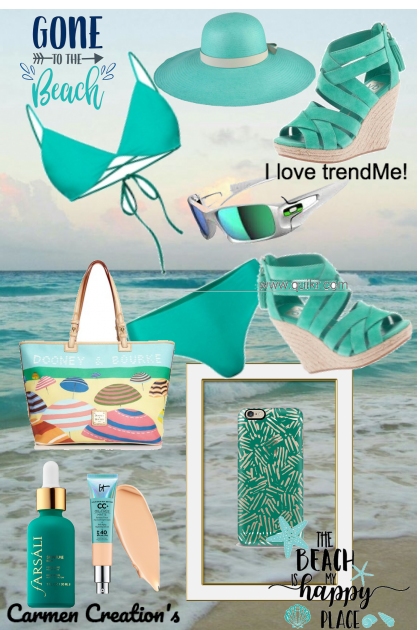 Journi's Summer Beach Outfit- Combinaciónde moda