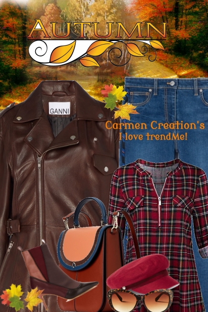 Journi's Autumn Walk In The Woods Outfit- Fashion set