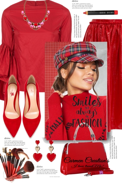 Journi's Strawberry Dinner Party Outfit- combinação de moda