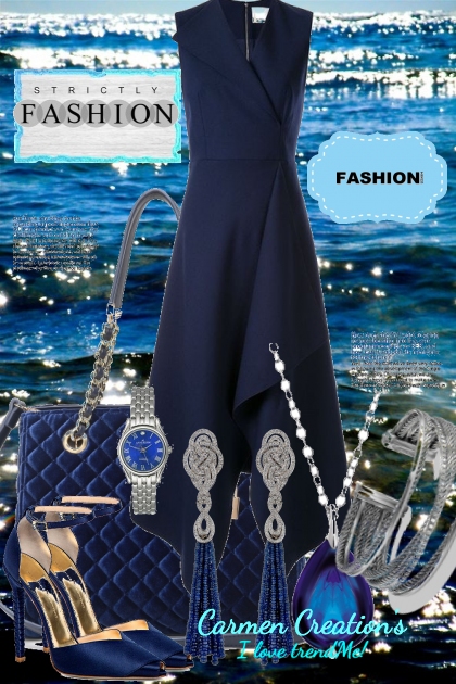 Journi's Midnight Blue Outfit- combinação de moda