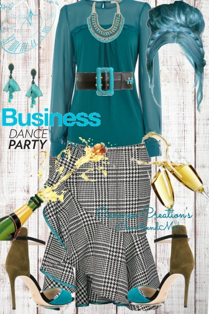 Journi's Business Dance Party Outfit- Модное сочетание