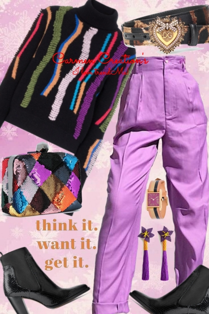 Journi's Millennial Purple Outfit 6 "For Contest"- Fashion set
