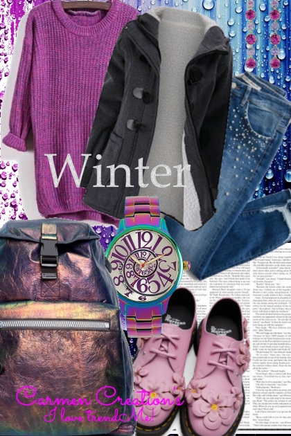 Journi's College Winter Semester Outfit- Modekombination
