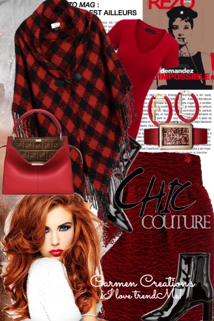 Journi's Chic Couture Art Student Outfit- Combinaciónde moda