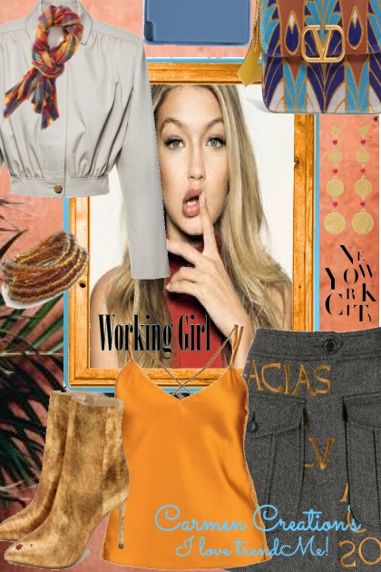 Journi's New York City Working Girl Outfit- Модное сочетание