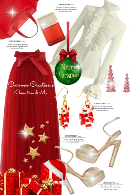 Journi's Merry Christmas #5 Outfit- combinação de moda