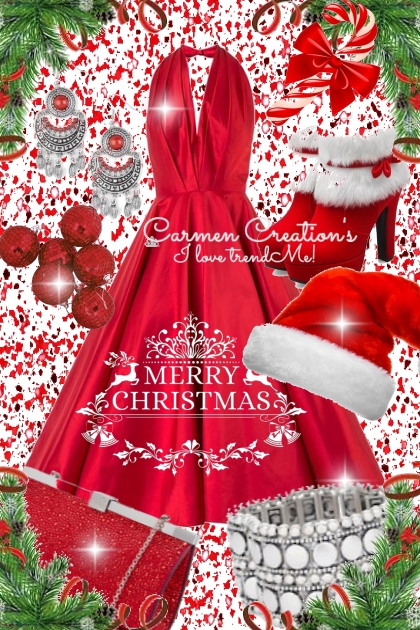 Journi's Merry Christmas Festive Outfit- Модное сочетание
