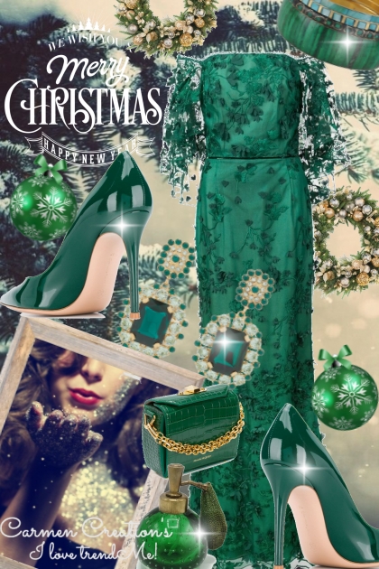 Journi's Merry Christmas Holiday Party Outfit- Combinaciónde moda