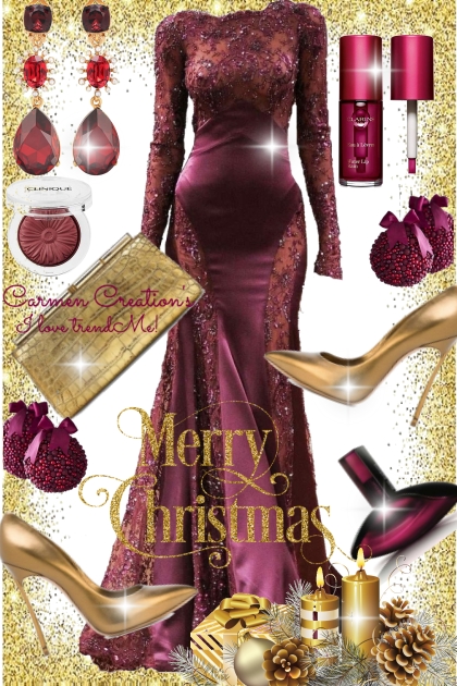 Journi's  Merry Christmas Holiday #3 Outfit- Fashion set