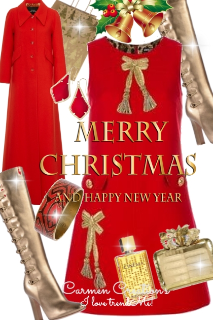 Journi's Merry Christmas Holiday #4 Outfit- Модное сочетание