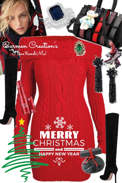 Journi's Merry Christmas Day #2 Outfit- Fashion set