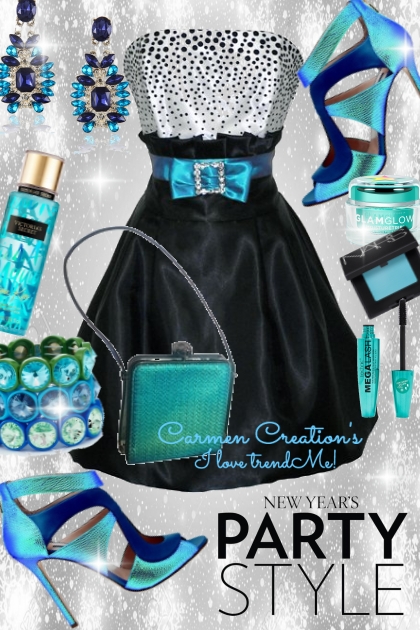 Journi's Dancing New Years Party Style Outfit- Combinazione di moda