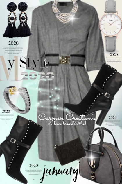 Journi's January My Style 2020 Outfit- Combinazione di moda