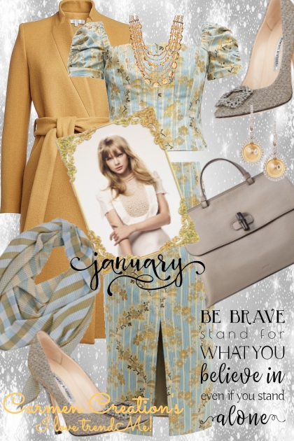Journi's January Be Brave New Year Outfit- Modekombination