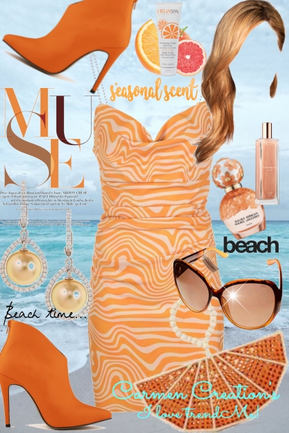 Journi's Beach Time Vacation Outfit- Fashion set