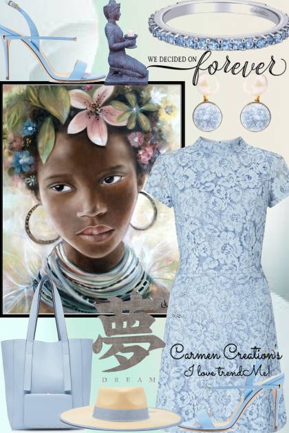 Journi's African Asia Skyblue Outfit