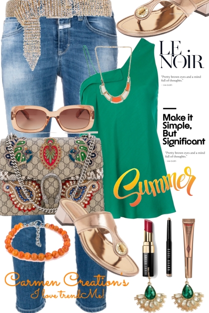 Journi's Summer Le Noir Outfit- Modna kombinacija