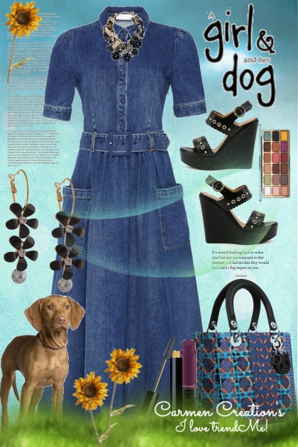 Journi's Girl And Dog Story Outfit- Modna kombinacija