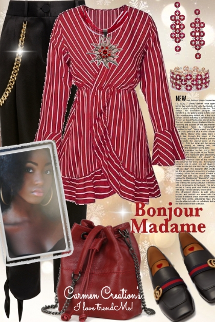 Journi's Bonjour Madame Paris City Outfit- Fashion set