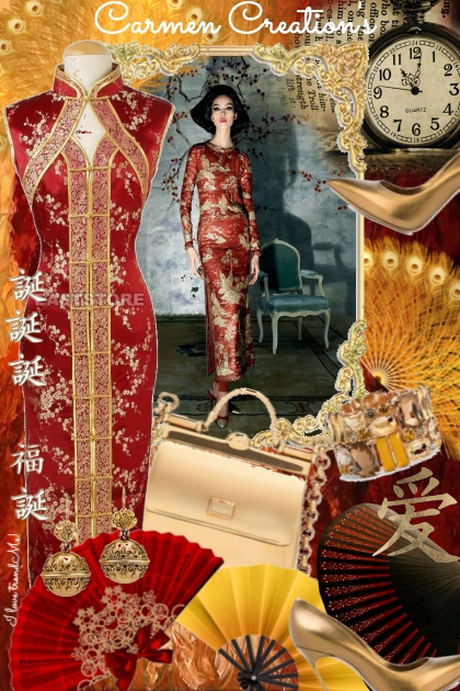 Journi's Shanghai Vintage Outfit- Fashion set