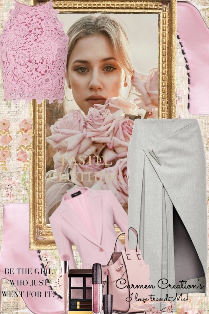 Journi's Pink Pastel "Be The Girl" Outfit- Combinaciónde moda