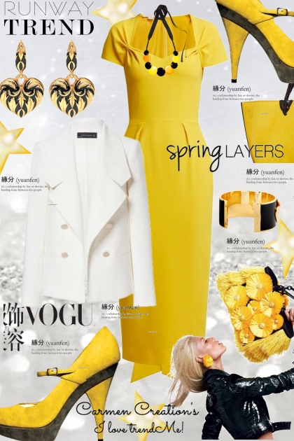 Journi's Runway Spring Layers Outfit- Fashion set