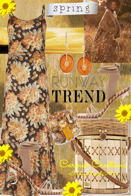 Journi's Spring Runway Trend Outfit- Модное сочетание