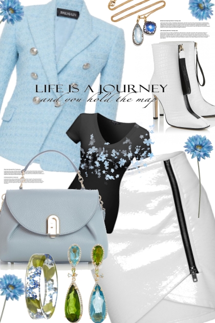 Journi's Life Is A Journey Outfit- Modna kombinacija