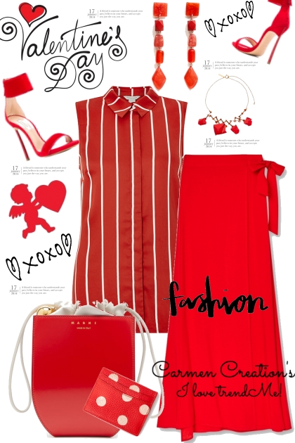 Journi Valentine's Day Fashion Outfit- Combinaciónde moda