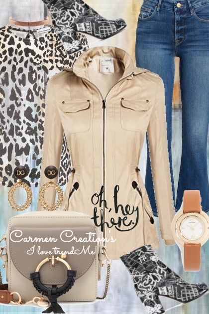 Journi Animal Print Summer Outfit- Fashion set