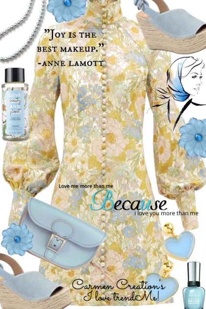 Journi Blue Sky Summer Outfit- Модное сочетание