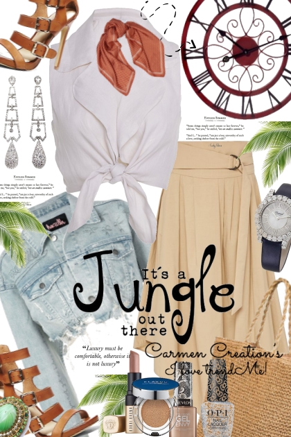 Journi It's A Jungle 'Out There Outfit- Modekombination