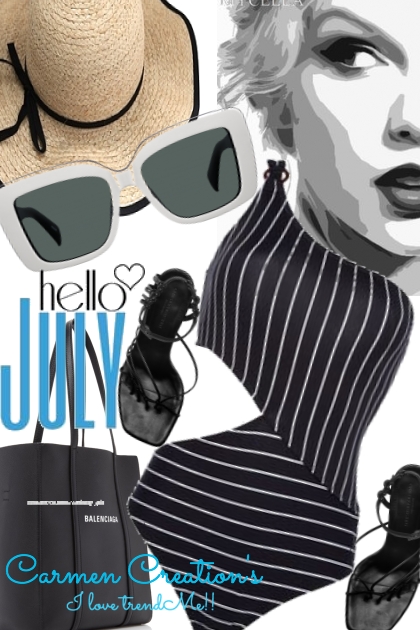 Journi Hello July Outfit- combinação de moda