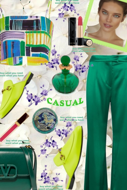 Nature green- Combinazione di moda