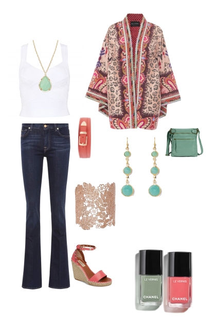 Inverted triangle bohemian weekend