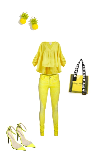yellow- Modna kombinacija