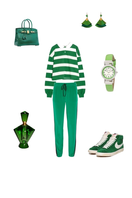 green- Combinaciónde moda
