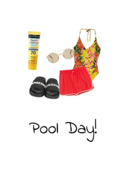 Day at pool- Modna kombinacija