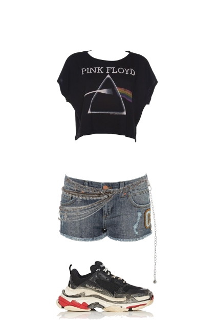 Pink Floyd- combinação de moda