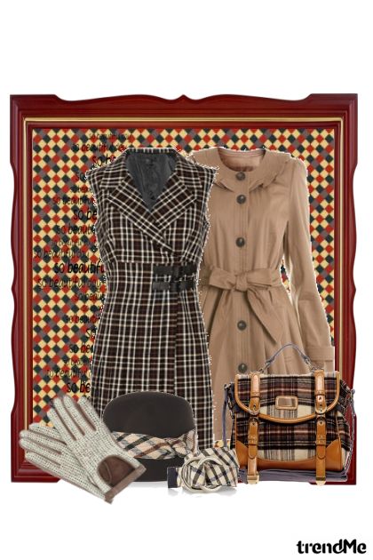 checkered- Fashion set