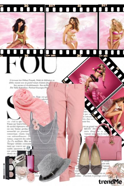 pink me up- Combinazione di moda