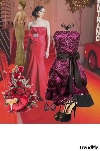 red carpet- Combinazione di moda